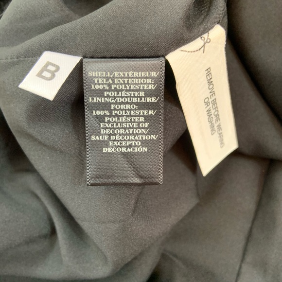 Ann Taylor Shift Dress Black 4P - Picture 4 of 4